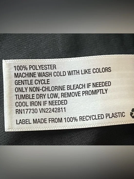 wild fable Tie-Front slightly Cropped black blouse/coverup. Women’s size Medium. - Picture 9 of 10